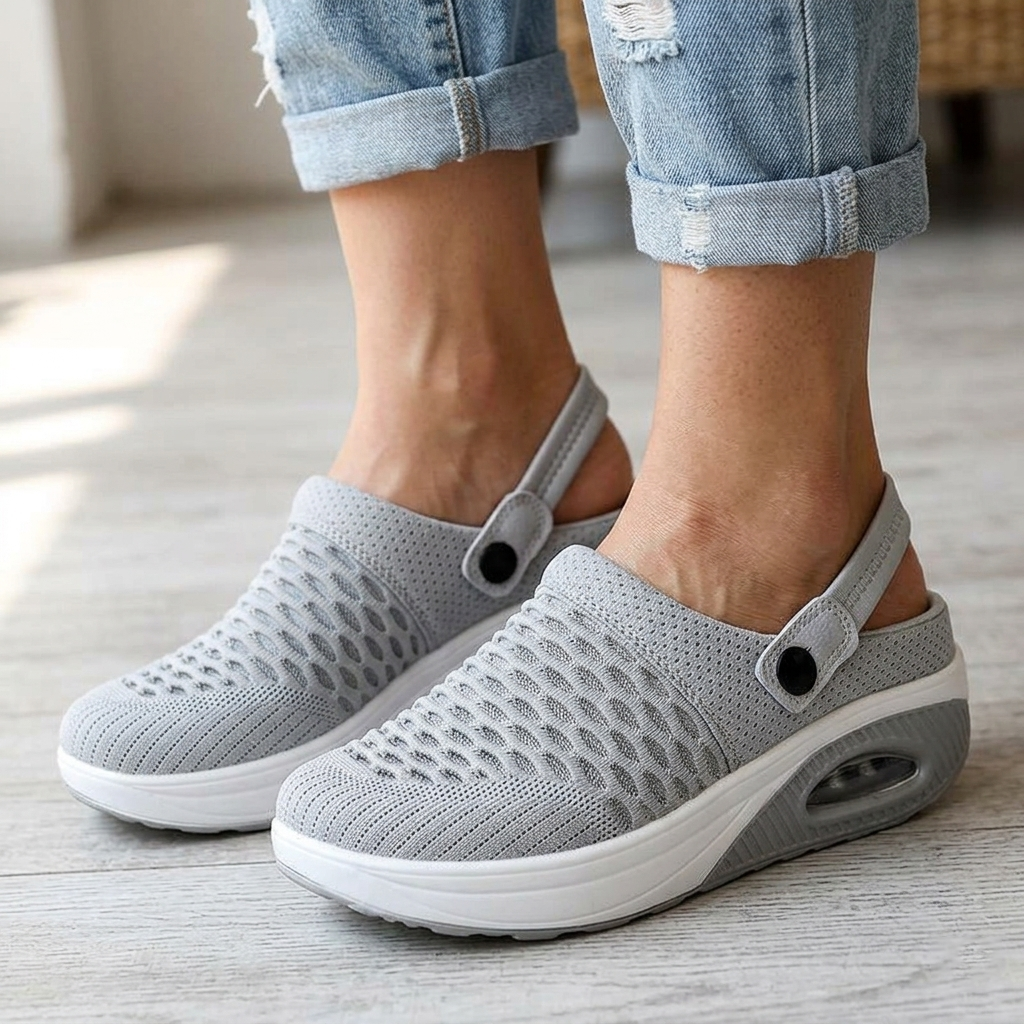 Women Walking Shoes Air Cushion Slip-On Shoes